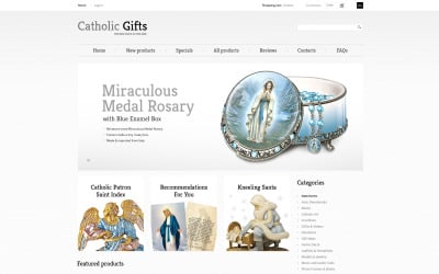 Gifts Store ZenCart Template