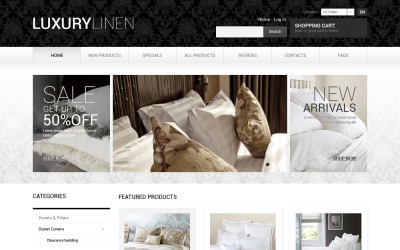 Home Decor ZenCart Template