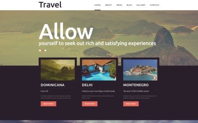 旅游-花式旅游博客模板