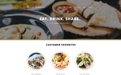 Mexican 餐厅 - Mexican 餐厅 Elegant Joomla Template