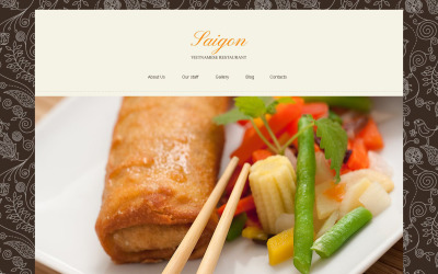 Vietnamesisches Restaurant Responsive Joomla Vorlage