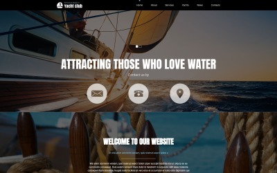 Yachting Club Joomla Template