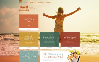 Insurance Responsive Website Template