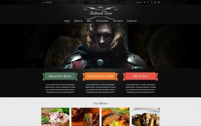 Medieval Restaurant Joomla Template