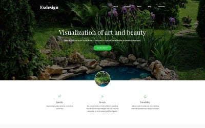 Exdesign -外观设计多页创意Joomla模板