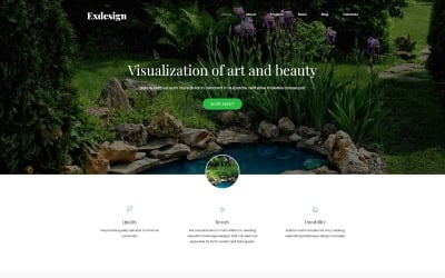 Exdesign - Exterior 设计 Multipage Creative Joomla Template