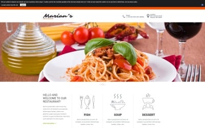 Cozy Restaurant Joomla Template