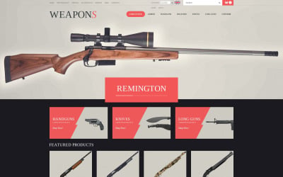 Weapon Slider ZenCart Template