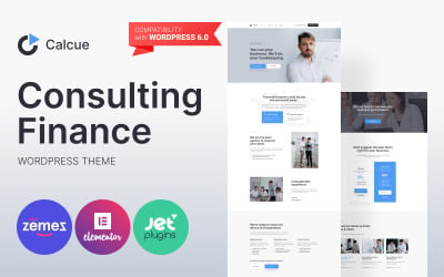 Calcue -财务咨询WordPress主题
