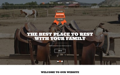 Cowboy Ranch Joomla Template