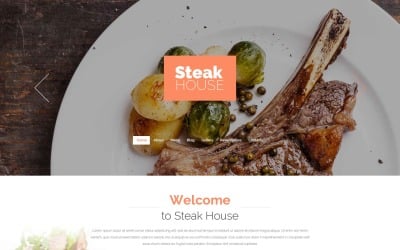 Cafe and 餐厅 Drupal Template