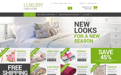 Luxury Linen Store Magento 的me