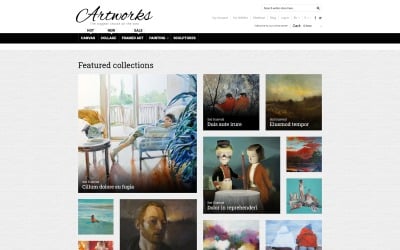 Thème Magento Responsive Art Store