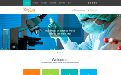 Science Lab Muse Template