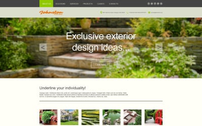 Exterieur ontwerp Muse sjabloon