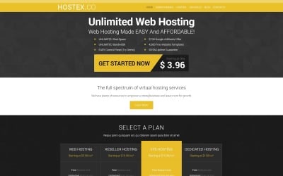 Hosting Joomla Template