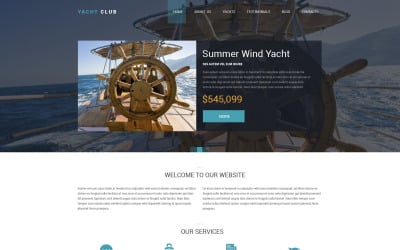 Yacht Club Drupal Template