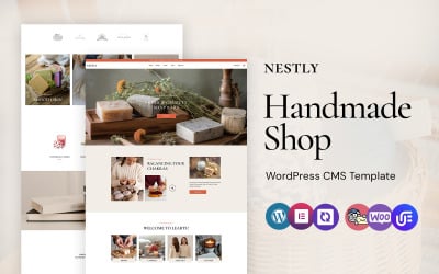 Nestly — тема WordPress Elementor для магазина ручной работы