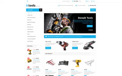 Tools Store VirtueMart Template