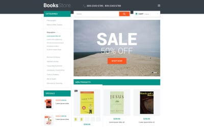 Books Store Magento Theme