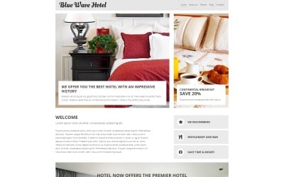 Hotels 响应 Joomla Template