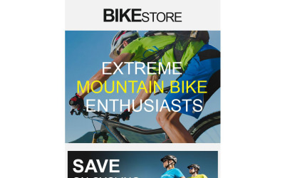 Cycling Responsive 新闻letter Template