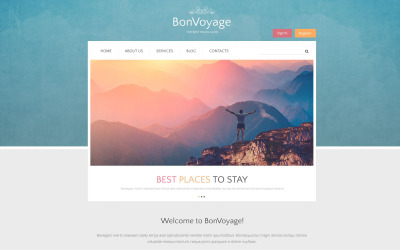 Drupal模板BonVoyage