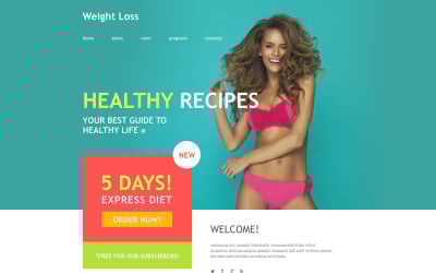 Weight Loss Muse Template