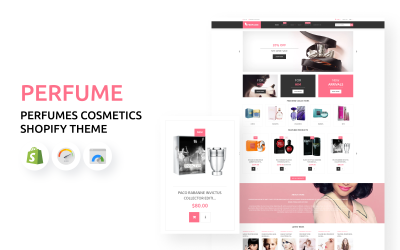 Perfumes &amp;amp; Cosmetics eCommerce Shopify Theme