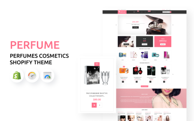 Tema Shopify per eCommerce di profumi e cosmetici