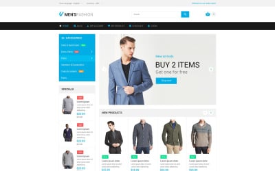 Masculine Elegance Magento Theme