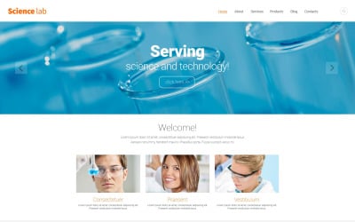 Science Lab Drupal Template