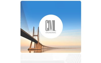 Civil Engineering Responsive 新闻letter Template