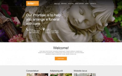 Funeral Services Muse Template