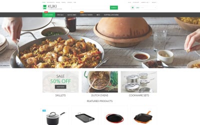 Housewares Responsive Zen车 Template