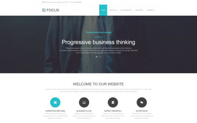 Business &amp; Services Muse Template