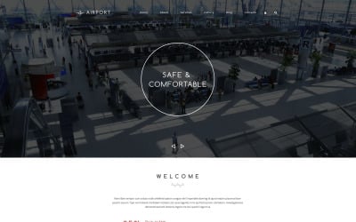 Airline Service Drupal Template