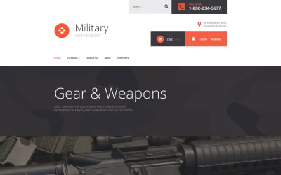 Military Store VirtueMart Template