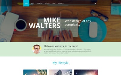 Personal page Drupal Template