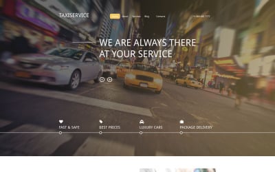 Taxiservice Drupal Template