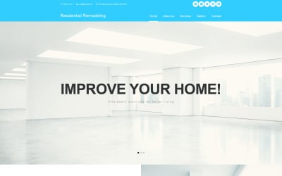 首页 Remodeling Muse Template