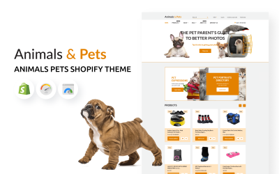 主题动物和动物Shopify