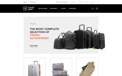 Travel Gear Magento Theme