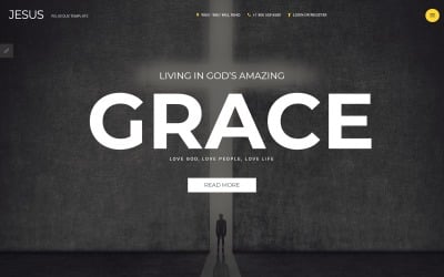 Christian 响应 Joomla Template