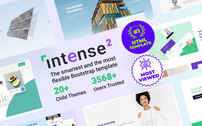 Багатоцільовий Intense - № 1 HTML Bootstrap шаблон веб-сайту