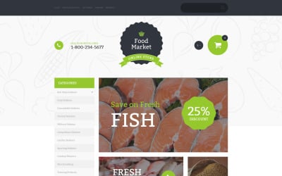 Food Market VirtueMart Template