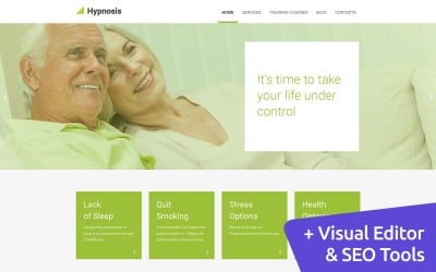 Hypnotherapy Moto CMS 3 Template