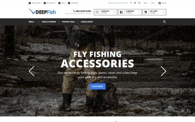 Тема DeepFish Magento