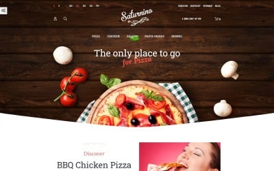 Saturnino - Pizza 餐厅 PrestaShop Theme