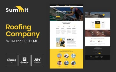 Summit - Roofing 响应 WordPress Theme